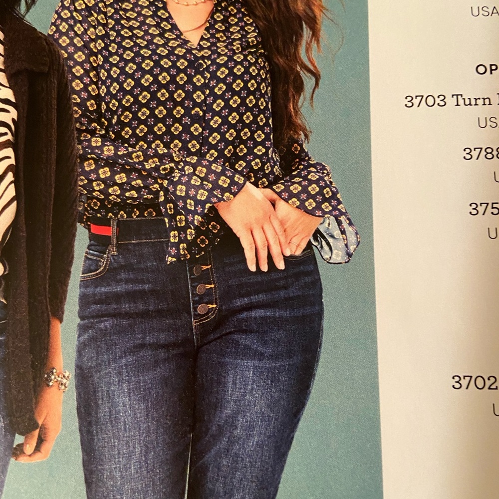 CABI BUTTON FLY SKINNY